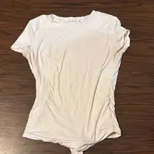White Women's Abercrombie bodysuit