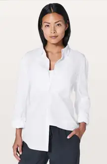 Lululemon All Button Up Shirt  