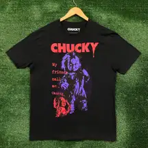 My Friends Call Me. . . Chucky Horror Tee L