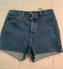 Ribcage Denim Shorts