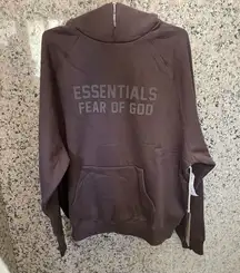 Essentials Fear of God Hoodie Plum color Medium