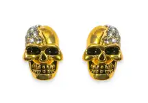 Skull Head Stud Earrings for Men Women Streetwear Punk Hip Hop Unisex Style