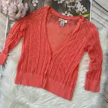 So Knitted Cardigan Bottom Front Coat