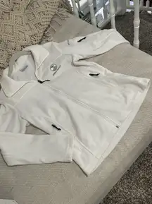 Off-White, Cream Women’s  Sportswear Fleece Jacket / From Pebble Beach