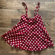 Red Polka-dot Top