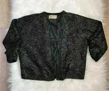 Vintage 60’s Sequin Shrug Trousseau and Travel Atlantic City