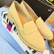 Dolce Vita Crisp Slip-On Lug Loafer Flats Dune Women’s Size 11