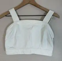 Lone Star White Denim Crop Top and Skort Set size Medium Western