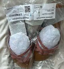 Brand new Amazon essentials Dusty rose sandals womens size 8