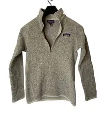 Patagonia Better Sweater 1/4 zip fleece pullover gray women's size XS