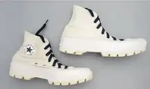 Converse Chuck Taylor Lugged High Top White Sneakers Women’s 6 #565902C