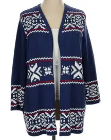 Catherines Open Front Cardigan Sweater Women’s Plus Size 0X Aztec Southwestern