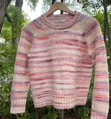 Pink Striped Sweater