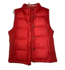 GAP vintage red puffer vest