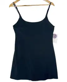 Abercrombie & Fitch Black Spaghetti Strap Slip Dress Shapewear Women Size Medium