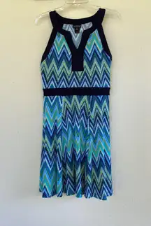 En Focus - Chevron Print Dress