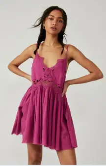 Free People FP Ilektra Slip Dress in Dahlia Mauve