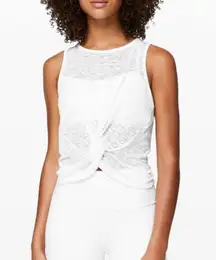 Lululemon breeze through twist tank