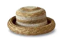 Flip Brim Bucket Style Straw Hat