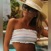 Strapless Bandeau Swimsuit Top