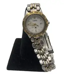 Vintage Timeless Elegant Fossil Women's Watch, Classic Silvery and Gold