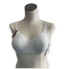 Hanes women’s XTemp convertible straps White perfect coverage wire free bra Sz S