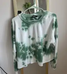 Lulu's Green Tie Dye Sweatshirt