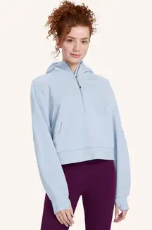 Scuba Oversized Half-Zip Hoodie