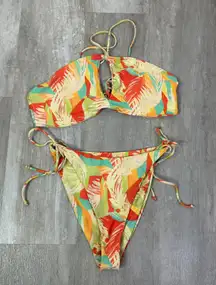 Skatie Sunset Bikini Set Sophie Top Vera bottoms Size XL