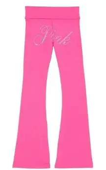 COPY - Y2K Victoria’s Secret PINK VS Bling Cotton Foldover Flare Leggings