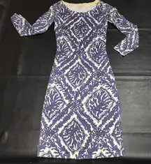 Lilly Pulitzer Womens Navy‎ Blue Reef Madness Hannah Sweater Dress XS