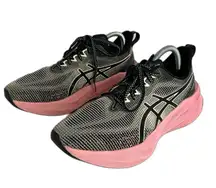 ASICS novablast 3 LE black pink rave athletic running shoes size 9.5