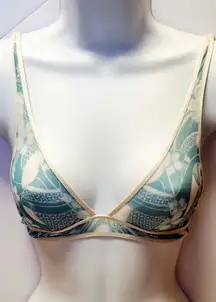 Victoria's Secret unlined mesh tropical print bralette size XS