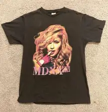 Real Vintage Madonna Black Graphic Concert Music Tee T-Shirt Top sz M, Amazing!