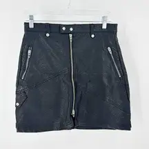 BlankNYC FAUX LEATHER zipper accents rocker date night grunge black size 27