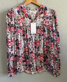 Dear John Kylie‎ Blouse in Glazed Posy Size Small NWT