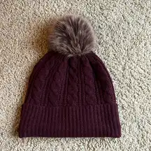 Rachel Zoe Burgundy Beanie