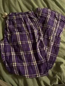 purple pajama pants