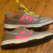 Nike Dunk Low Womens Medium Grey Laser Pink College OG 2007 317813-001 Size 8
