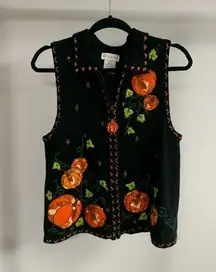 Vintage Ugly Halloween Sweater Vest Size S