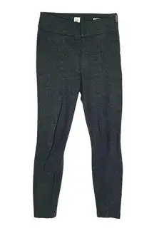 Gap Pants Womens Small Charcoal Gray Side Zip Skinny Leg Ankle Jersey Dress Pant