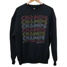 Hanes NFL Kansas City Chiefs Super Bowl Champs Black Sweatshirt