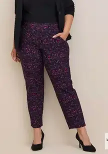 Torrid Pull-On Relaxed Taper Studio Luxe Ponte High-Rise Pant Size 12S