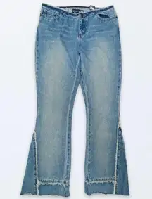 Vintage Y2K  Flare Wide Leg Low Rise Jeans 6