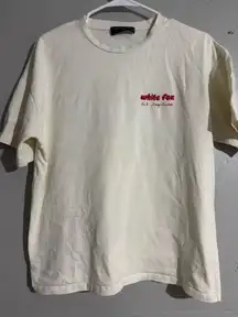 Era 8 White Fox Oversized Tee Cherry Cream