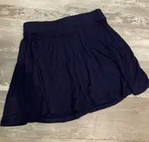 Cute Flare Navy Blue Skirt sz small