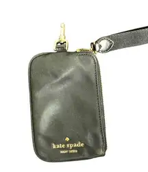 Kate Spade Black  key chain card holder