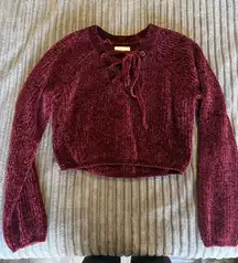 LA Hearts Sweater Cropped PacSun