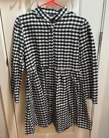 Fancyinn Plaid Button-Up‎ Dress | Long Sleeve & Collared | Size Small