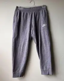 Nike  Women’s Sportswear Club Fleece Joggers Size Medium Grey Sweatpants